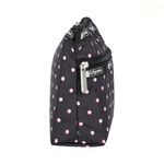LeSportsac Cosmetic Clutch 雙層拉鍊收納化妝包 送禮-粉色點滴, , large