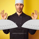 蓋瑞廚物【SANELLI 義大利製 TECNA 主廚刀 22cm】止滑柄  廚房刀 調理刀 廚刀  西式主廚刀 22, , large