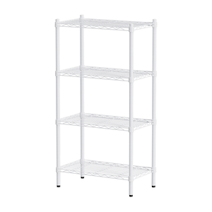 【Y HOUSE】60x45x120cm Lightweight Four-layer Iron Rack Iron Rack Shelf-Painted White