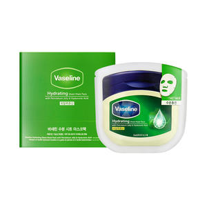 【Vaseline】補水面膜 10片 #Hydrating(綠)