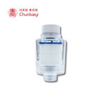 [春佰億]水摩爾 透明PP高密度濾棉除氯沐浴過濾器 3入, , large