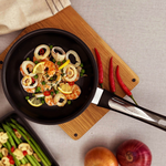 【SANSO LIFE】不鏽鋼不沾平底煎鍋 20cm, , large