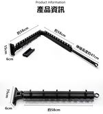 【誠宜居家】晾衣架壁掛式<免運費>-陽臺家用隱形伸縮曬衣架折疊晾衣桿, , large