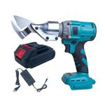 5 pieces of sheet metal cutters, 1 battery, 1 charger, , large