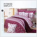 【多利寶寢具】FITNESS 精梳棉雙人七件式床罩組-塞納風情-紅, , large