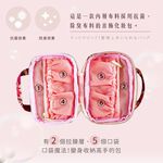 日本製 【Passage Bois】小蒼蘭 首飾化妝包, , large