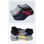 【D&G】抗菌除臭機能運動襪<深麻灰,22-26cm>D396 男女適用 氣墊 毛巾底, , large