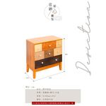 【Y HOUSE】Wooden cabinet, chest of drawers, sideboard, log style, wood color, storage cabinet - 8 drawers, , large