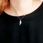 【Angel & Me】Angel Wing s925 sterling silver necklace Valentine Day gift, , large