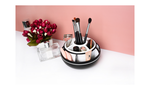【O-Life】Round Rotating Storage Box - Black and White, , large