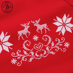 【SOLO歐洲家居】LCW Home 75x57cm 紅色聖誕麋鹿圍裙 100%純棉 土耳其製造, , large