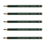 【Faber-Castell】輝柏 JUMBO頂級9000素描鉛筆HB/2B/4B/6B/8B 6支入 / 盒 119300~119308  -  8B, , large