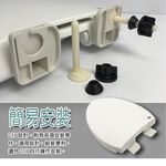 GS MALL 台灣製造 48公分 加長下鎖式緩降馬桶蓋 適用TOTO 適用HCG 下鎖式馬桶蓋 緩降馬桶蓋 馬桶蓋, , large