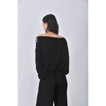 (XL) miss sixty亮片黑色長袖上衣二手衣, , large