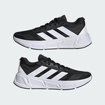 Adidas Questar 2 M 男 慢跑鞋 運動 休閒 基本款 舒適 透氣 穩定 緩震 黑白 [IF2229], , large