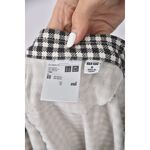 (M) uniqlo棉質格紋黑色長褲二手衣, , large