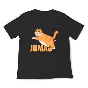 JZ TEE Orange Cat - Giant Cat Graphic Tee