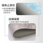 【Monster】 Soft Diatomaceous Earth Printed Absorbent Mat – Misty Sakura Tales (60x40cm) – Glacier Blue, , large
