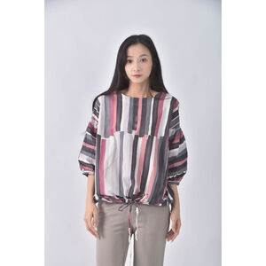 (2XL) sugar直線條紅色長袖上衣二手衣,  (2XL) sugar直線條紅色長袖上衣二手衣