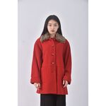 (XL) golden line大衣紅色外套二手衣, , large