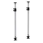【Y HOUSE】 Floor-standing kitchen rack, table rack, storage rack (2 sets of 60-80cm high table iron pipes) - White, , large
