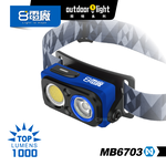 8電廠 MB-6703 分艙式 自動感應 頭燈 雙光源 1000流明, , large