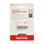 【SanDisk】Ultra Luxe 256G 銀色 TYPE-C USB 3.2 雙用 OTG 旋轉隨身碟 讀取速度 400MB/s, , large