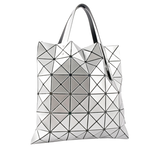 ISSEY MIYAKE BAO BAO LUCENT 6X6 亮面手提包(銀色), , large