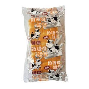 【劉霸】吉豐｜長條夾心麵包 (特濃牛奶口味) (20包)