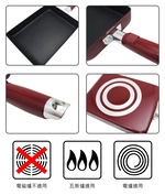 森活玉子燒鍋X1+玉子燒寬邊鍋鏟X1, , large