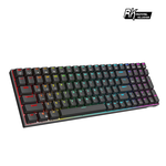 [樂維科技]RK100 96% 藍牙三模無線機械鍵盤 茶軸 RGB 黑色, , large
