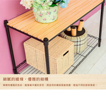 【Y HOUSE】90x45x75公分 松木兩層收納層架 置物架 鐵架-烤漆黑柚木, , large