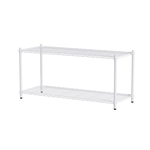 【Y HOUSE】120x35x60cm Lightweight Two-layer Iron Rack Iron Rack Shelf-Painted White, , large