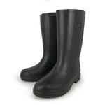 精選中筒靴輕量雨鞋 MIT台灣製造 女鞋 女靴 雨靴 防水鞋 簡約 一體成型 控溫 EVA 無內襯 舒適 防撞 止滑 黑, , large