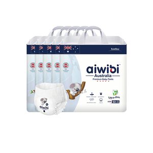 Aiwibi 愛薇彼 零觸感瞬吸褲型紙尿褲 M(五包裝) 尿布 褲型 嬰兒紙尿褲 超薄透氣