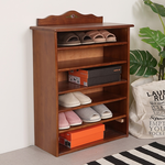 【Homelike】喜家居實木六層開放鞋櫃(2057), , large