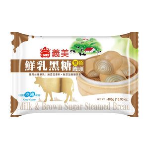 義美鮮乳黑糖雙色饅頭(奶素)