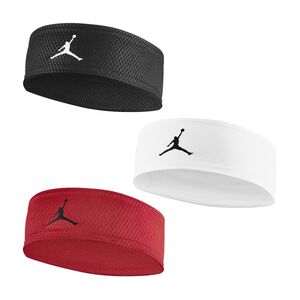 NIKE JORDAN SPORT 運動頭帶/AOP 止汗髮帶 健身 訓練 吸汗 乾爽 透氣 彈性 止滑 黑 白 紅
