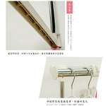  【Y HOUSE】Macaron pink double-rod hanger, open hanger, clothes rail - pink, , large