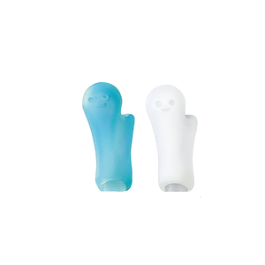 【龍品文創】SONIC SK-6417 麻糬握筆器2入-右手 藍+白