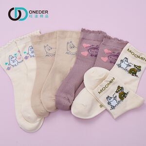 (多款)嚕嚕米 Moomin 嚕嚕米中統襪【旺達棉品】 MO-A316