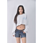 (S) 10323丹寧牛仔水鑽刷毛y2k藍色短褲二手衣, , large