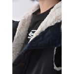 (S) gum質感連帽藍色外套二手衣, , large