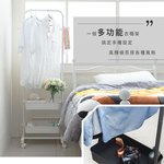 【Y HOUSE】Minimalist mobile coat rack, casual clothes rack, open fitting rack, hanging clothes rack, clothes rack, wardrobe rack with wheels - black, , large