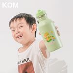 【KOM】夢想系列 台製316不鏽鋼兒童隨身瓶 兒童水壺500ml(附吸管 背帶), , large
