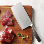 【日本極KEEMAKE】日本極 高碳鋼 輕巧極緻一體構造 不鏽鋼刀-2入組(三德刀+中華菜刀), , large