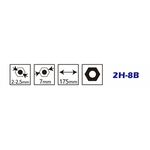 普思AP  KOH-I-NOOR黑桿素描鉛筆 單支系列2H-8B (K1900)H, , large