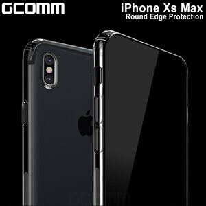 GCOMM iPhone Xs Max 清透圓角防滑邊保護殼 Round Edge