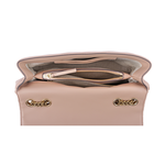 TORY BURCH Kira 縫線設計翻蓋肩背/斜背鍊包/沙色, , large