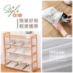 [夢巴黎]  防塵收納袋 10入組 鞋子收納袋 防塵袋 防塵套 鞋袋 鞋套 束口袋 鞋子收納 拋棄式鞋套 收納袋 旅行收納袋 旅遊必備, , large